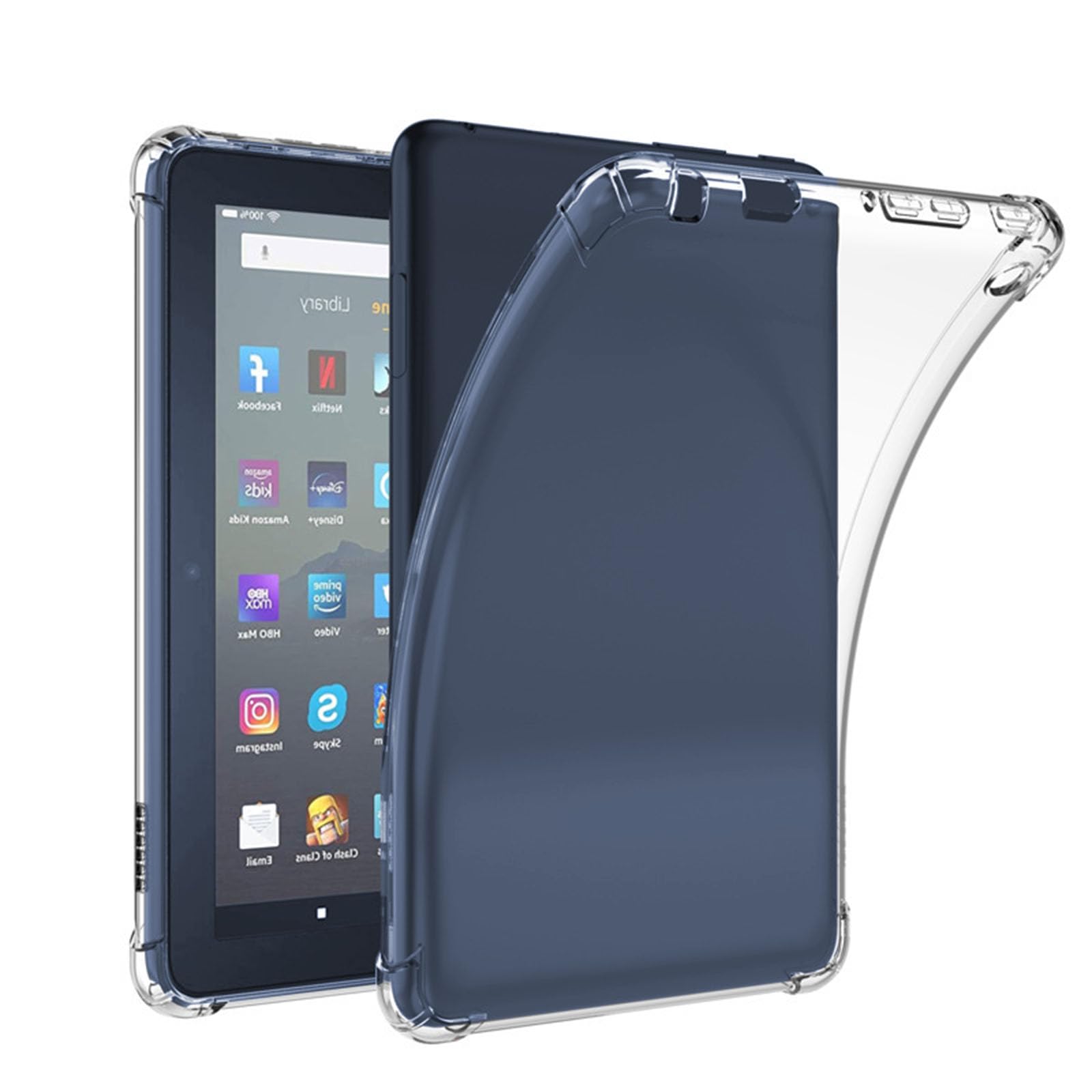 AWAVM Clear Case for 6" Kindle Lite 2019 Release(Kindle 2019/6.0"/K10/J9G29R), Lightweight Slim Thin Silicone Protective Back Cover Skin Bumper for Kindle 10th Gen 2019