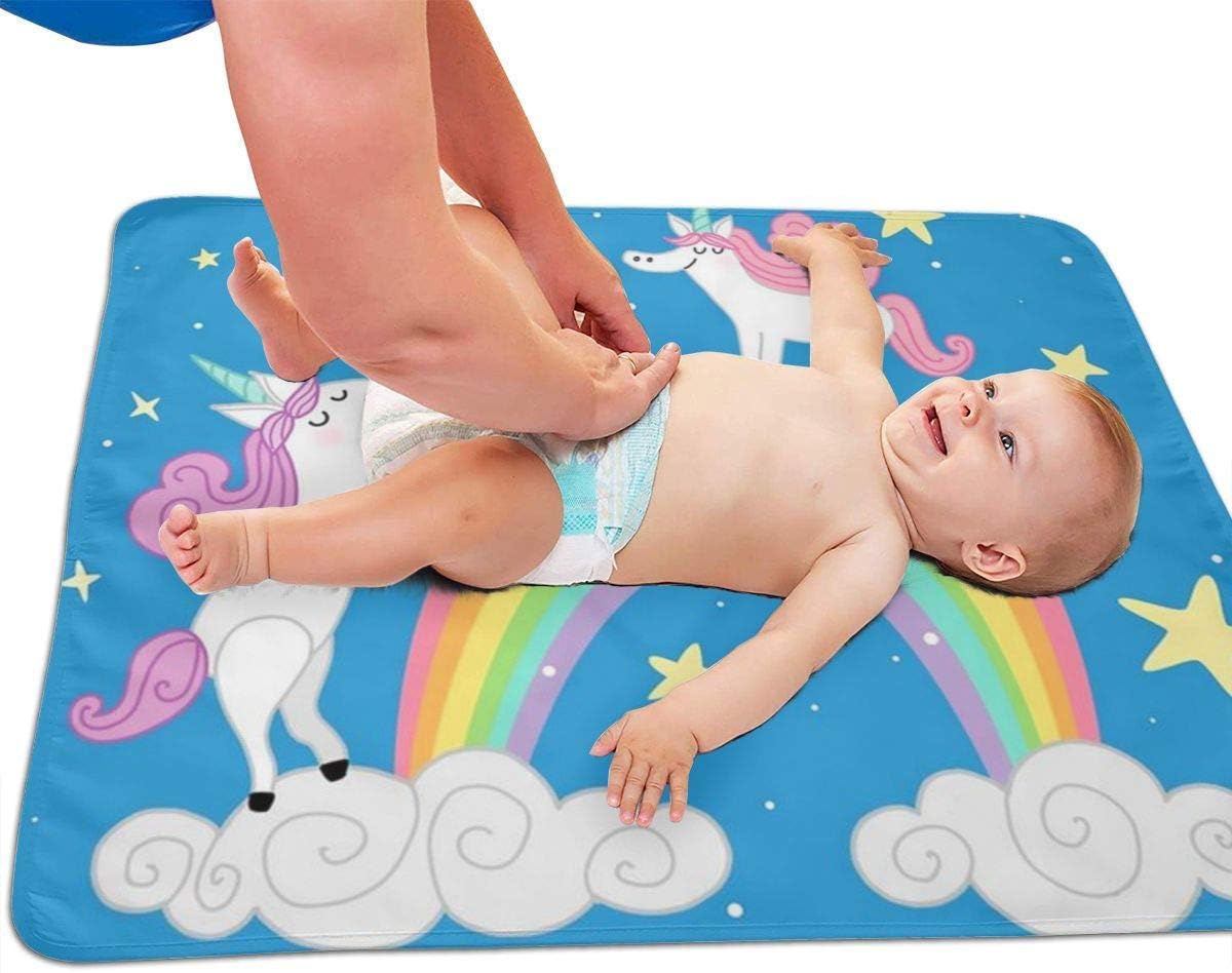 Motif Licorne Arc En Ciel Brillant Pour Bebe 64 8 X 80 Cm Impermeable Grand Matelas A Langer Pour Garcon Et Fille Matelas A Langer Pour Bebe Matelas A Langer Matelas A Langer Et Housses