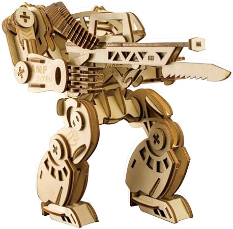 robots de madera para niños