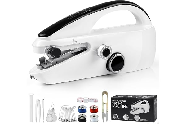 Handheld Sewing Machine, Portable Dual Speed Hand Sewing Machine for Beginners, Adults, DIY, Home, Travel