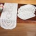 Collections Etc Kitchen Table Lace Runner & Placemats - 5 pc, Cream
