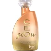 Devoted Creations CEglOw Dark Tanning Lotion - Vitamin C Infused Glowing Serum Promotes a Luminous Complexion Ultra-Hydrating Hyaluronic Acid &amp; Nutrient Rich Niacinamide - 13.5 oz.