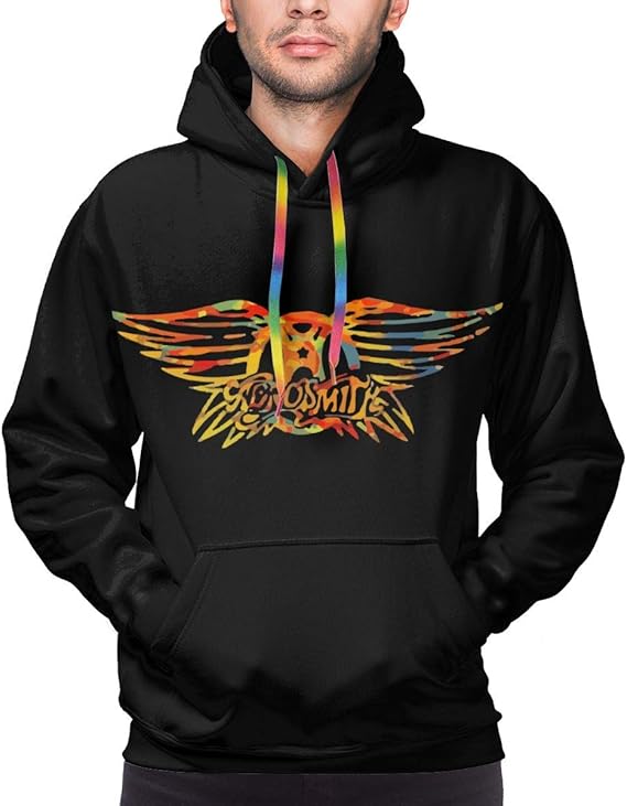 Amazon Co Jp パーカー トレーナー エアロスミス Aerosmith ロゴ メンズ フード付き お洒落 上着 スウェット アウトドア プルオーバー スタイリッシュ 3dデザイン 服 ファッション小物