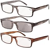 Eyekepper Spring Hinge Striped Reading Glasses