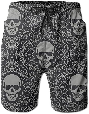 Flyingbirdman Skull Men's Fashion Summer Boardshorts Boardshort