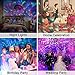 Disco Ball Party Decorations-NIUBIER Disco lights with Remote Control Music Actived Ocean Wave Lighting Effect LED balls for kids lightshow for Birthday ,Club,Wedding,Karaoke Machine