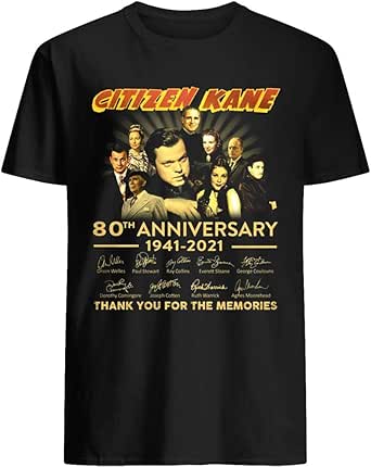 Citizen Movie Kane 80th Anniversary 1941-2021 cast Signed Thank You Graphic Gift Men Women T-Shirt