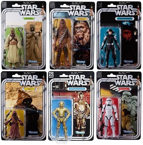 Star Wars The Black Series 40th Anniversary 6 Inch Figures WAVE 2 SET