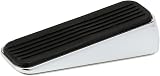 H&S 2pk Stainless Steel Door Wedge Stopper Heavy Duty Metal Rubber Bumper view 3