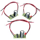 3Pcs AC-DC Converter 6V 12V 24V to 12V 6V Full Bridge Rectifier | Filter Power Supply Module, For Model Train Railroad LED, 1N4007 Rectifier, Input AC 6V-32V, AC to DC Converter