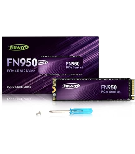 Fikwot FX991 M.2 SSD 1TB NVMe SSD M2 2280 PCIe Gen 4x4, Read