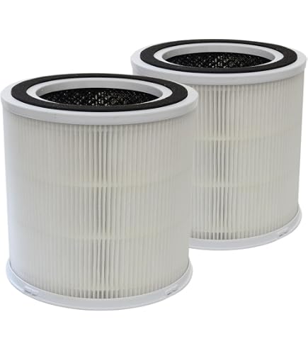Nispira 3-in-1 Filter Für Luftreiniger – H13 HEPA + Aktivkohle | 2 Stück Im Pack