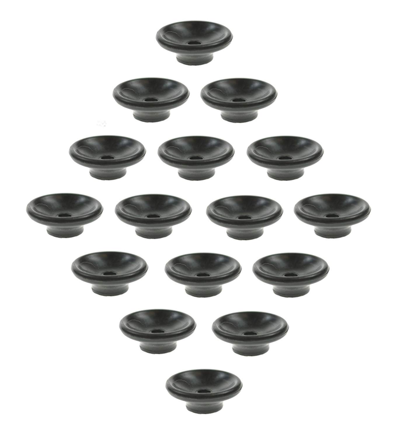16 x BITS4REASONS MAYPOLE NEW MODEL MP995B PLASTIC TRAILER COVER TIE DOWN BUTTON HOOK CLEATS