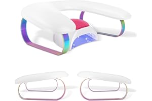 WENXINTEK Hand Rest for Nails Tech,U-Shaped Nail Hand Rest Stand,Big Non-Slip Nail Hand Rest Holder Pillow with Stable Legs,PU Leather Hand Rest Cushion for Manicure Salon Use