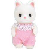 Sylvanian Families Epoch Doll [Silk Cat Baby] Ni-89 ST Mark Certified, for Ages 3 and Up, Toy, Doll House, Sylvanian Families, Epoch