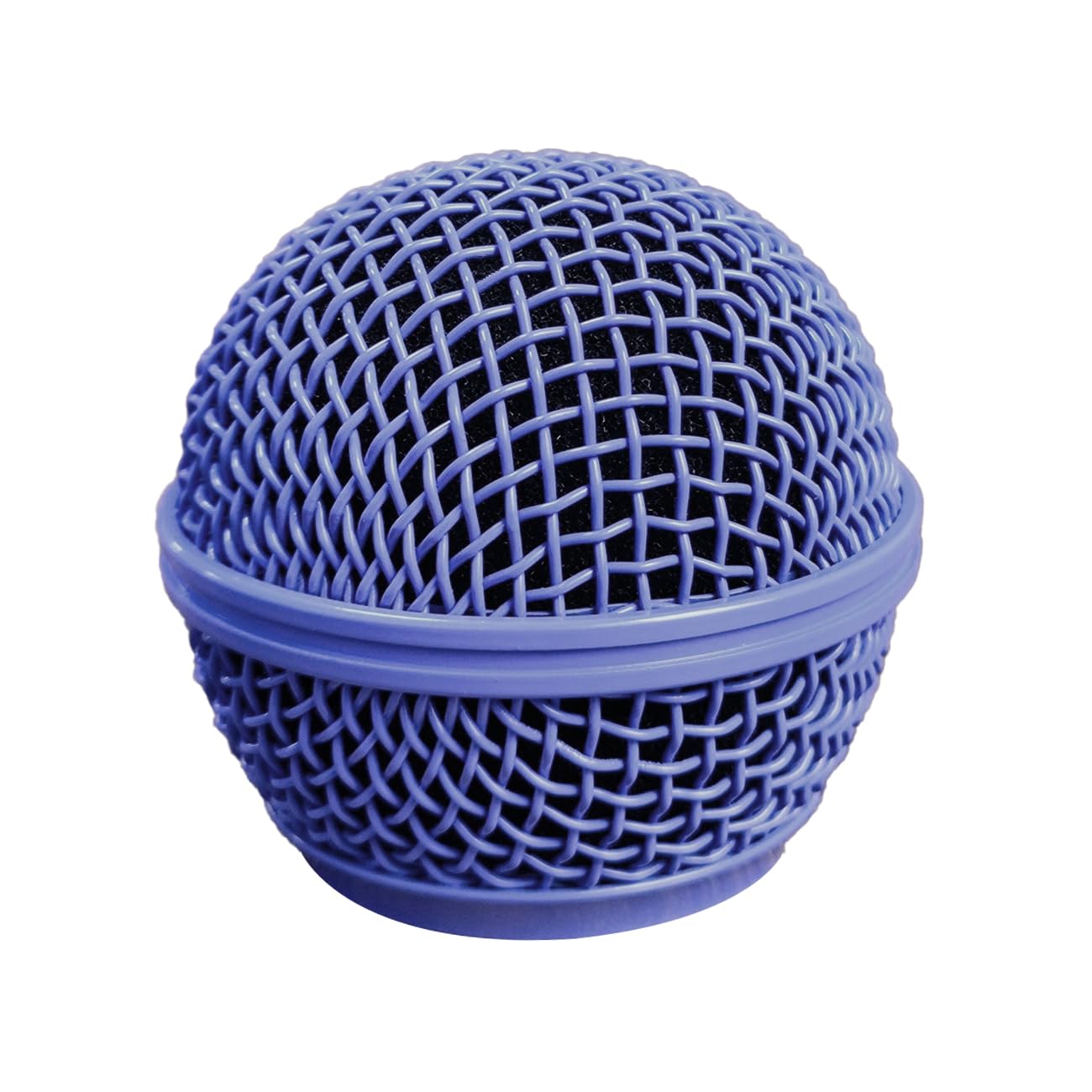 Microphone Head Replace Cover, Steel Mesh Mic Microphone Grille Mic Ball Head Pop Filter with Inner Foam, Fits for SM58, SM58S, SM58LC, BETA58, BETA58A, SA-M30, SV100, UT2 (Blue, 1 pcs)