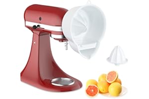 Juicer Attachment for Kitchenaid Stand Mixer with 2 Size Reamer,Juicer for Kitchenaid Stand Mixer Citrus Juice Attachment Accessories by InnoMoon