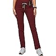 FIGS YOLA Skinny Scrub Pants for Women — Slim Fit, Straight Leg, 11 Pockets 4-Way Stretch, Anti-Wrinkle Women Scrub Pants