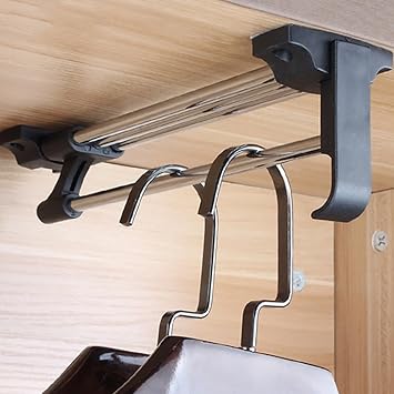 Athglobal 40cm Long 1 Piece Closet Rail Top Mounted Sliding Pull