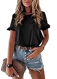 PRETTYGARDEN Women's Short Sleeve Casual T Shirts