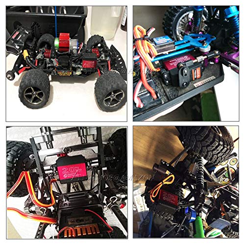 ANNIMOS Digital Servo 23.5KG/0.09S Stainless Steel Gear High Speed Waterproof Standard Baja Servos for 1:10 1:8 Scale RC Cars DS3218PRO -180 Degrees - Thumbnail 4