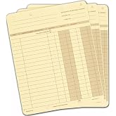 One Write Ledger Card, 250 Ledgers
