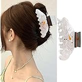 1Pcs Christmas Hair Clips for Women - Cute Funny Snowman Hair Claw Clips Christmas Catch Clip Non-Slip Hair Jaw Clips for Thick Hair and Thin Hair Winter Xmas Party Hair Decoration Supplies
