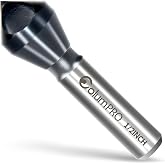 ColumPRO TiAlN Cobalt Single-End Countersink Chamfer Tool - Heavy-Duty M35 82-Degree Countersink Bit for Metal, Stainless Steel, Copper, Wood, Fiberboard, 1/2"