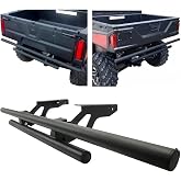 KUAFU Rear Bumper Guard for 18-25 Polaris Ranger 1000 XP/North Star Edition | Compatible with 2018-2025 Polaris Ranger 1000 XP/North Star Edition Double-Tube Rear Bumper Brush Guard Wrinkle