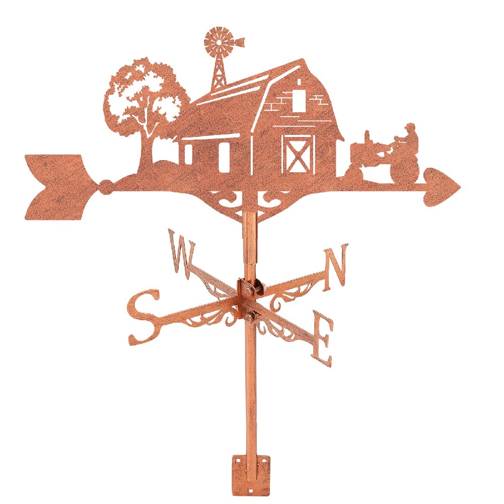 SUPERDANT Farmhouse Weather Vane Kangaroo Family Metal Weathervanes Wind Direction Indicators Black Metal Wind Vanes Signs for Roof Garden Farmhouse Ourdoor Yard Shed Decoration