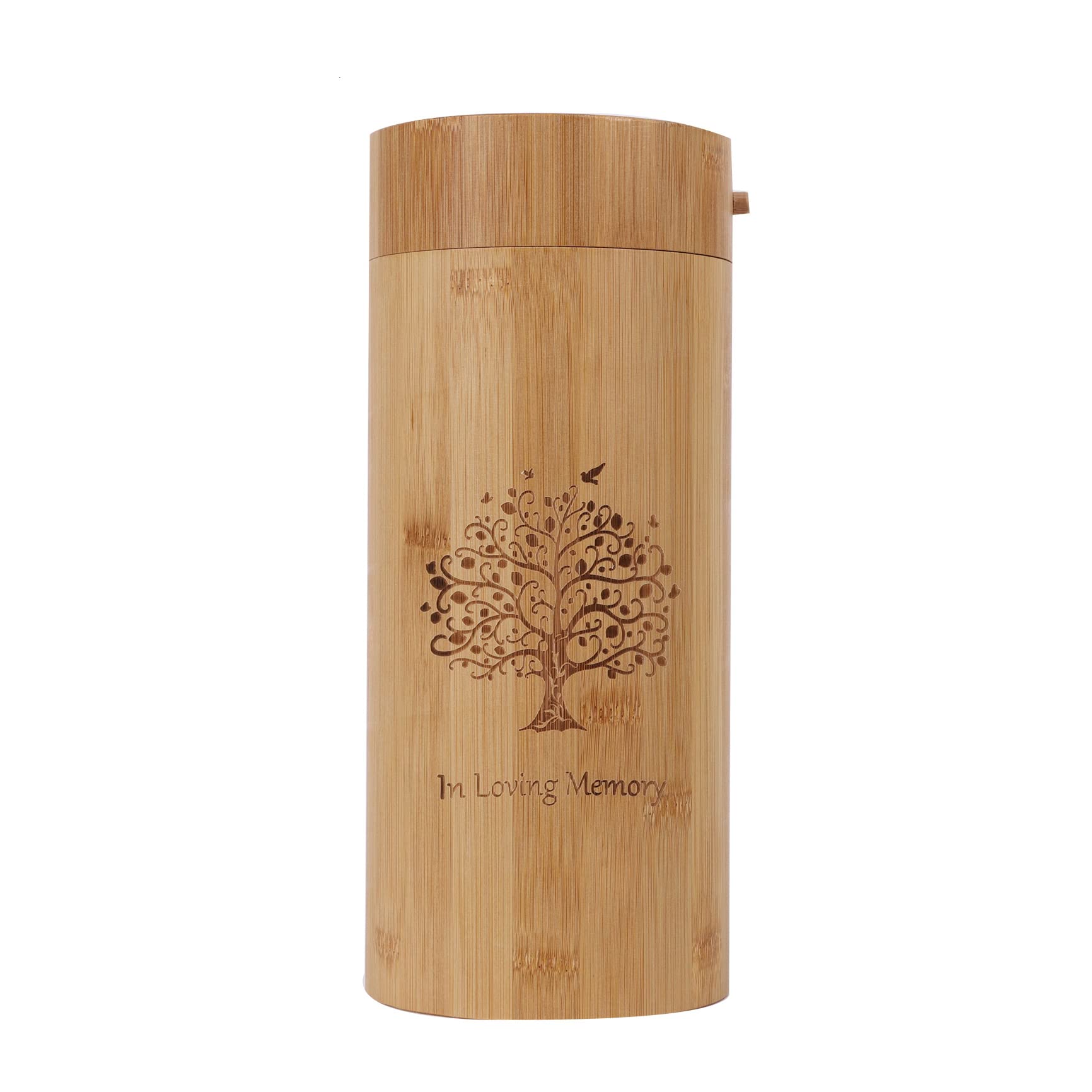 Youdear Service Eco Bomboo Scattering Urn – Biodegradable Scatter Tube for Ashes - Cremation Urn for Adult Ashes - Urns for Ashes Male Female (large(tree)), Natural