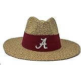 Oklahoma Sooners Safari Straw Hat - Crimson & White, One Size Fits Most With Sun Protection