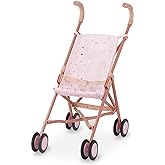 LullaBaby – 14-Inch Doll Stroller – Foldable Frame – Star – Print Design – Baby Accessories – Pretend Play 2+ Years