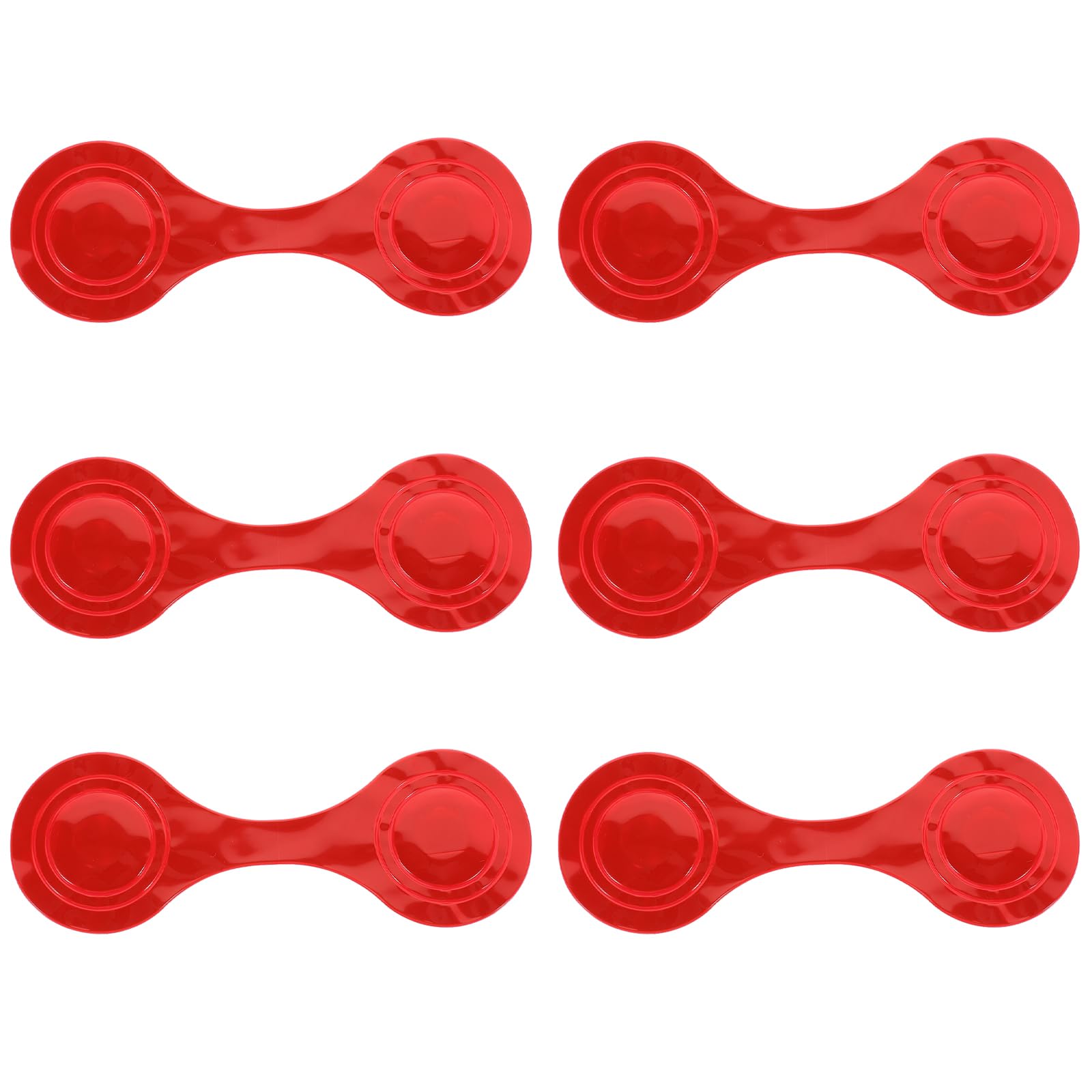 Sosoport 6pcs Magnetic Reflectors Reflector Clips Pendant Reflector Clips for Backpack School Bag Dogs Clothes Jacket Pram Jogging