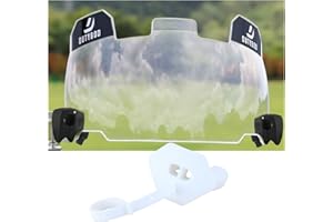 DUTYBOD Football Visors Football Helmet Visor with Clips Scratch Resistant Visor and Football Mouth Guard Sets for Youth & Adult