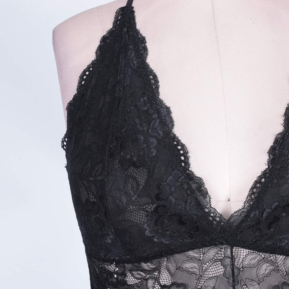 XAKALAKA Women Plus Size Lace Bodysuit Teddy Lingerie One Piece Babydoll Clubwear S-XXXXL at  Women’s Clothing store