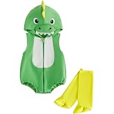 Sasaerucure Baby Girl Boy Halloween Animal Hoodie Romper | 0-24M Infant Toddler Halloween Outfits Pumpkin/Cat/Bat Shape Hooded Zipper Onesie with Socks