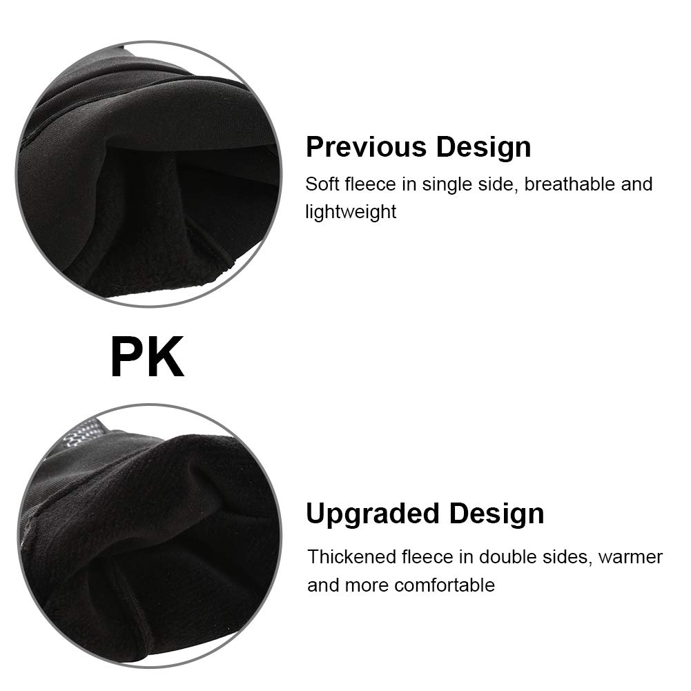 Vbiger Unisex Outdoor Gloves Windproof Touchscreen Cycling Gloves XL