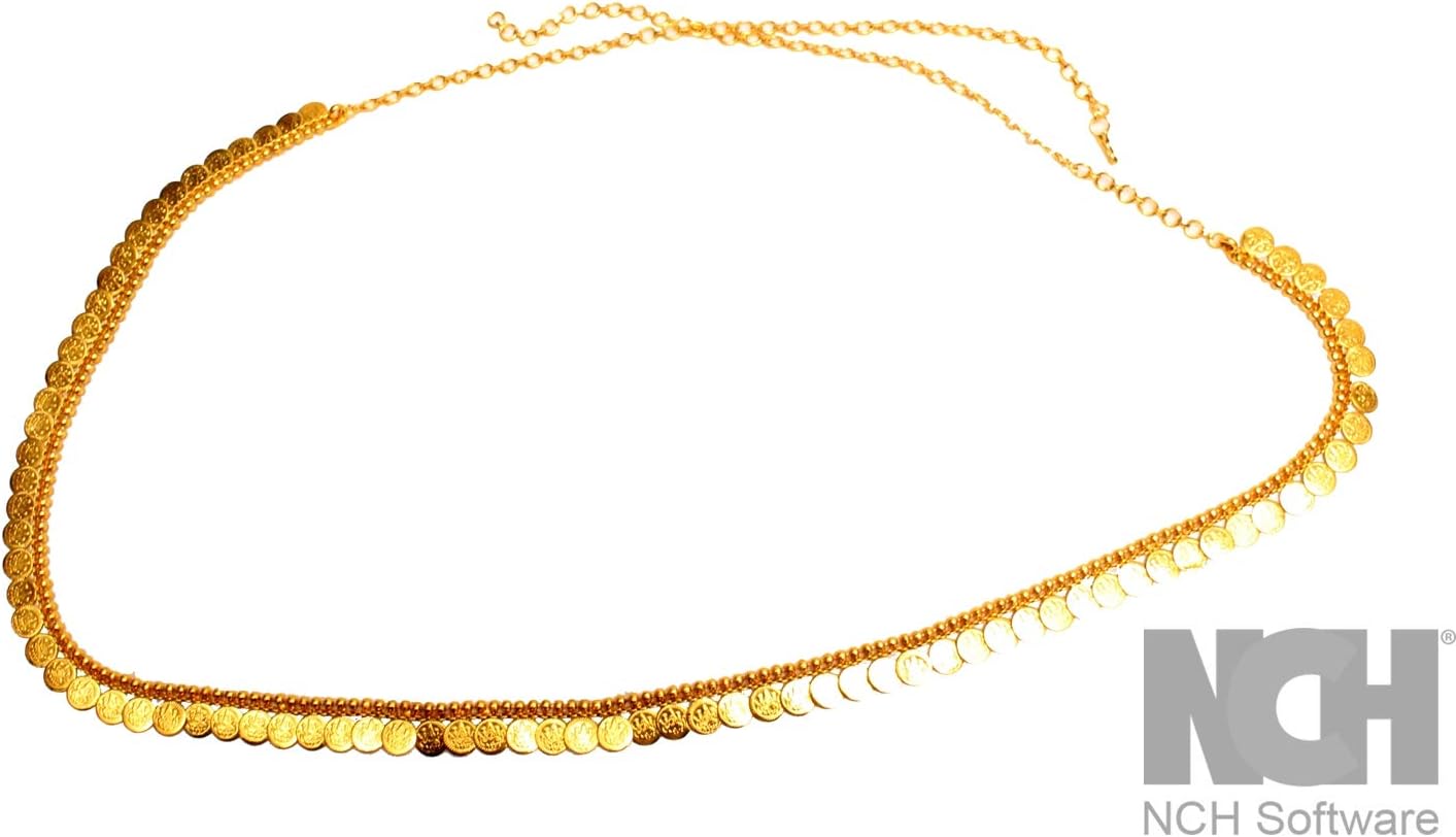 Waist Chain Gold Sari Saree Chain Belt Indian Jewelry/Belly Dance KamarBandh kamarBand