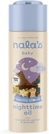 Nala's Baby Nighttime Oil Vanilla Cloud 200ml 99% Natural Paediatrician
