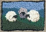Harrisville Designs Traditional Rug Hooking, Sheep