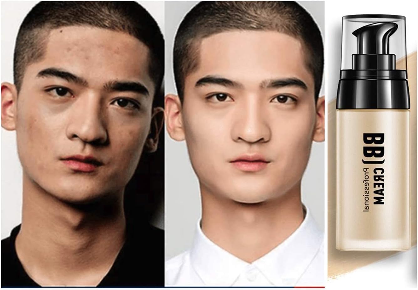 Antioxidant Hydration BB Cream, Advanced Tone-Up Enhancer, Brightens Skin, Minimizing Fine Lines Cover Pores, Stem Extract of Dendrobium,Nicotinamide, Sophora Flavescens Root Extract (Natural Skin)