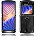 Case for Motorola RAZR 2020 Case Cover,Retro PU Leather Ultra Slim Shockproof Case for Motorola Moto RAZR 5G 2020 Case Black