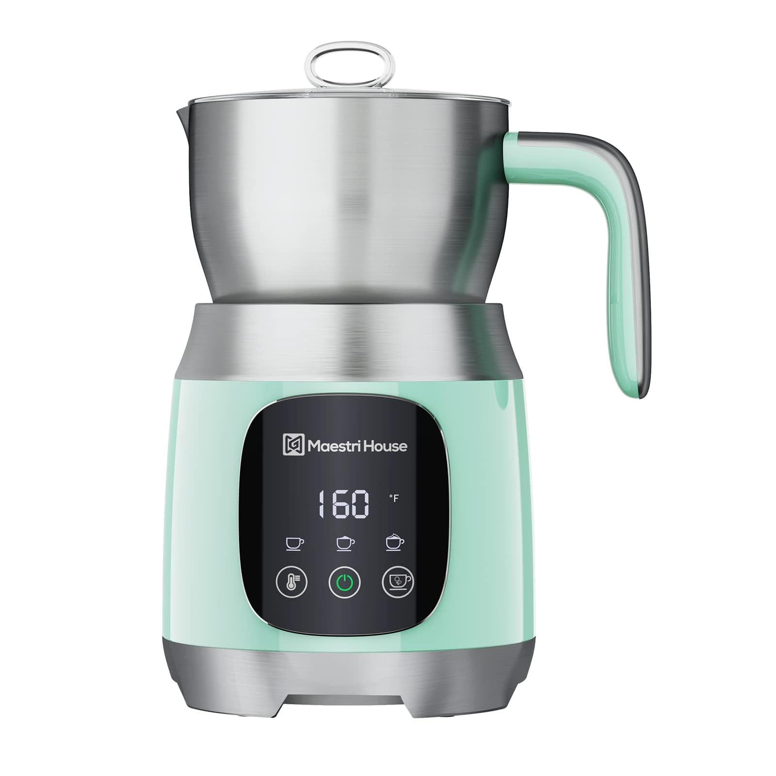 Photo 1 of ***PARTIAL SET - PRICE ADJUSTED***
Maestri House Milk Frother, 21OZ Variable Temp and Froth Thickness Milk Frother and Steamer, Smart Touch Control Milk Warmer, Dishwasher Safe, Memory Function for Latte Cappuccino Hot Chocolate