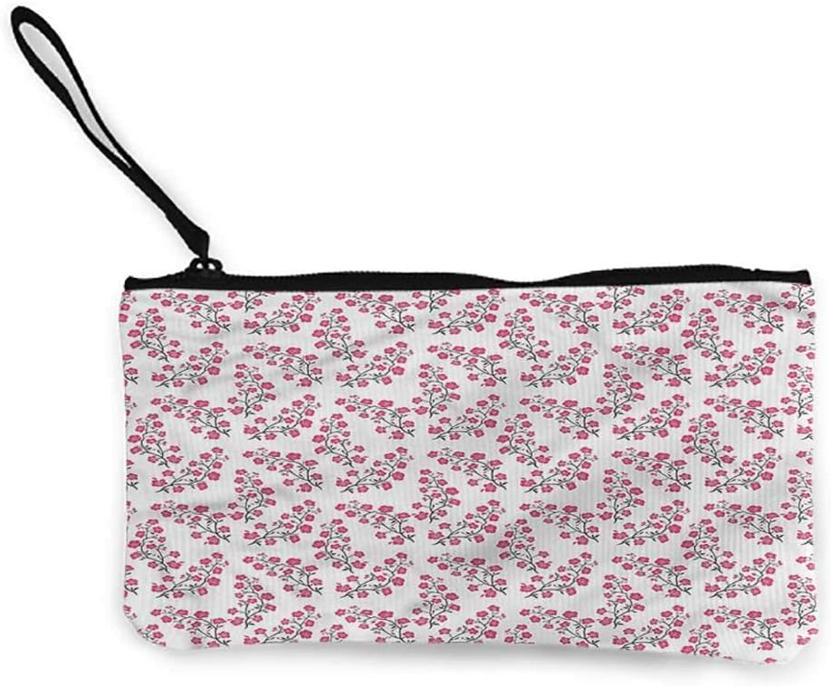 Cosmetic Bags Asian,Romantic Floral Pattern,Cell phone bag