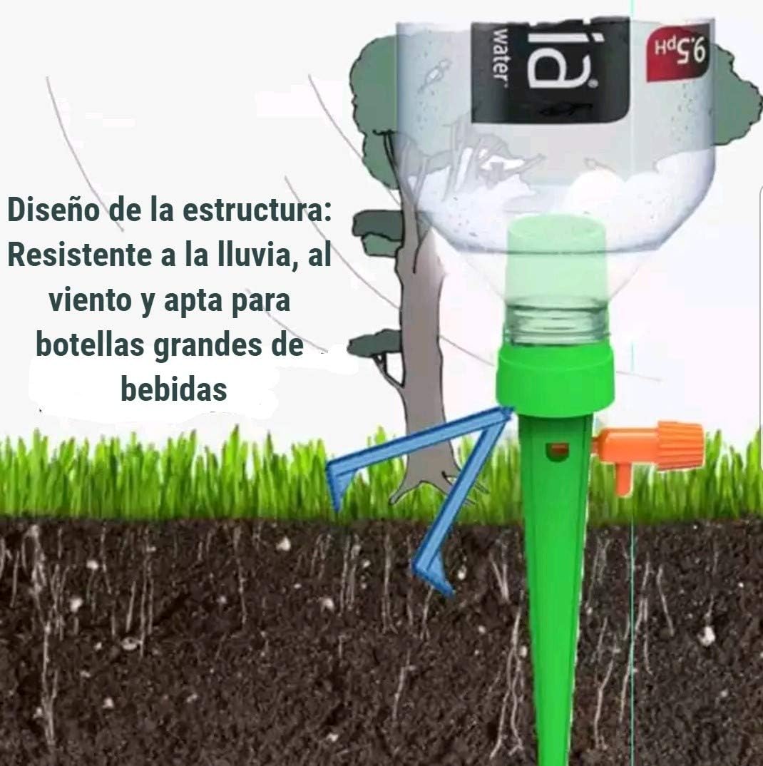 MDS - 12 Pcs Kit Sistema de Riego por Goteo con Botella ...