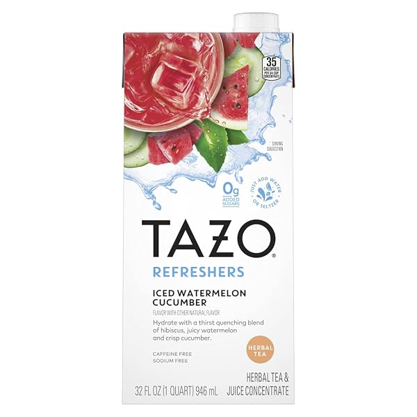 TAZO REFRESHERS ICED HERBAL TEA & JUICE MIX...