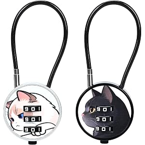 Waterproof 3-Digit Combination Padlock, Small Luggage Suitcase Lock for Travel, Outdoor, School, Gym Locker - Secure and Dura