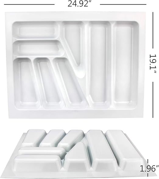 Amazon Com Cutlery Tray Insert Utensil Drawer Divider Organiser