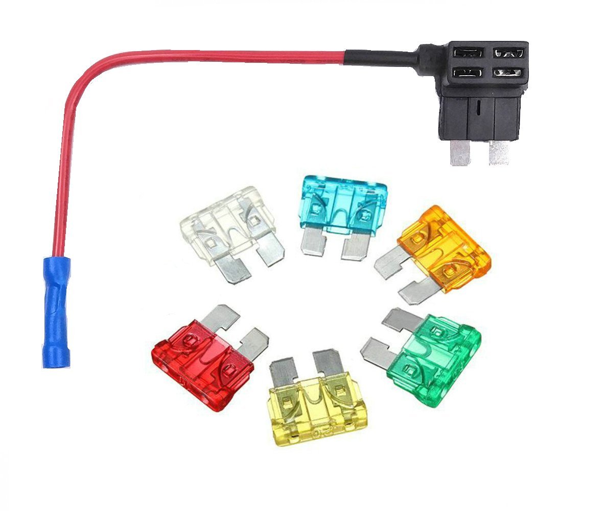 XtremeAuto® Add-a-Circuit CAR Fuse Tap In Piggy Back Fuse Holder 12/24V ATO  / ATV Blade: Amazon.co.uk: Car & Motorbike